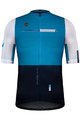 GOBIK Cyklistický dres s krátkým rukávem - STARK COBALT - černá/modrá/bílá