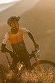 GOBIK Cyklistický dres s krátkým rukávem - STARK NECTAR - zelená/oranžová/bílá