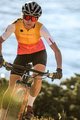 GOBIK Cyklistický dres s krátkým rukávem - STARK MANGO LADY - oranžová/bílá