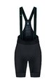 GOBIK Cyklistické kalhoty krátké s laclem - ABSOLUTE 5.0 K9 W - černá