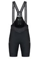 GOBIK Cyklistické kalhoty krátké s laclem - GRITT K10 - černá