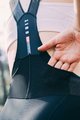 GOBIK Cyklistické kalhoty krátké s laclem - GRITT K9 LADY - černá