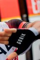 GOBIK Cyklistické rukavice krátkoprsté - UAE 2022 RIVAL - červená/bílá
