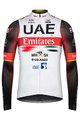 GOBIK Cyklistický dres s dlouhým rukávem zimní - UAE 2022 PACER - bílá/červená