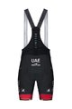 GOBIK Cyklistické kalhoty krátké s laclem - UAE 2022 LIMITED 5.0 - černá