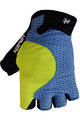 HAVEN Cyklistické rukavice krátkoprsté - KIOWA SHORT - modrá/černá/zelená