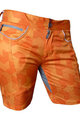 HAVEN Cyklistické kalhoty krátké bez laclu - PEARL NEO LADY - oranžová