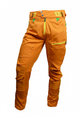 HAVEN Cyklistické kalhoty dlouhé bez laclu - SINGLETRAIL LONG - oranžová