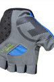 HAVEN Cyklistické rukavice krátkoprsté - SINGLETRAIL - černá/modrá