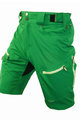 HAVEN Cyklistické kalhoty krátké bez laclu - NAVAHO SLIMFIT - zelená