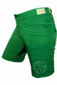 HAVEN Cyklistické kalhoty krátké bez laclu - AMAZON LADY  - béžová/zelená