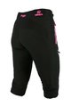 HAVEN Cyklistické kalhoty krátké bez laclu - ENERGY THREEQ 3/4 W - růžová/černá