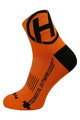 HAVEN Cyklistické ponožky klasické - LITE SILVER NEO - oranžová/černá