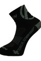 HAVEN Cyklistické ponožky klasické - LITE SILVER NEO - šedá/černá