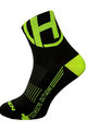 HAVEN Cyklistické ponožky klasické - LITE SILVER NEO - žlutá/černá