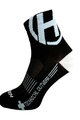 HAVEN Cyklistické ponožky klasické - LITE SILVER NEO - černá/bílá