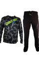 HAVEN Cyklistický MTB dres a kalhoty - CUBES NEO LONG - černá