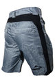 HAVEN Cyklistické kalhoty krátké bez laclu - WANDERER II - šedá/černá