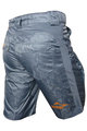 HAVEN Cyklistické kalhoty krátké bez laclu - WANDERER II - oranžová/šedá