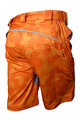 HAVEN Cyklistické kalhoty krátké bez laclu - CUBES NEO - oranžová