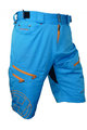 HAVEN Cyklistické kalhoty krátké bez laclu - NAVAHO SLIMFIT - oranžová/modrá