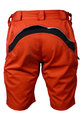 HAVEN Cyklistické kalhoty krátké bez laclu - NAVAHO SLIMFIT - bílá/červená