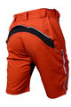 HAVEN Cyklistické kalhoty krátké bez laclu - NAVAHO SLIMFIT - bílá/červená