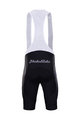 HOLOKOLO Cyklistický krátký dres a krátké kalhoty - LEVEL UP  - černá/bílá