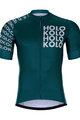 HOLOKOLO Cyklistický dres s krátkým rukávem - SHAMROCK - zelená