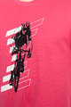 NU. BY HOLOKOLO Cyklistické triko s krátkým rukávem - GIRO II - růžová