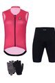 HOLOKOLO Cyklistický mega set - PURE LADY - černá/růžová