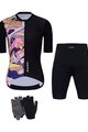HOLOKOLO Cyklistický mega set - ESCAPE ELITE LADY - černá/vícebarevná
