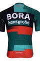 BONAVELO Cyklistický dres s krátkým rukávem - BORA 2023 - černá/zelená/červená
