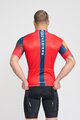 BONAVELO Cyklistický dres s krátkým rukávem - INEOS GRENADIERS '24 - modrá/červená