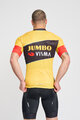 BONAVELO Cyklistický dres s krátkým rukávem - JUMBO-VISMA 2023 - černá/žlutá
