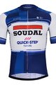 BONAVELO Cyklistický krátký dres a krátké kalhoty - SOUDAL QUICK-STEP 24 - modrá/bílá/černá