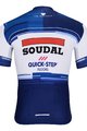 BONAVELO Cyklistický dres s krátkým rukávem - SOUDAL QUICK-STEP 24 - modrá/bílá