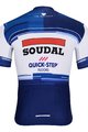 BONAVELO Cyklistický dres s krátkým rukávem - SOUDAL QUICK-STEP 24 - bílá/modrá