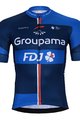 BONAVELO Cyklistický krátký dres a krátké kalhoty - GROUPAMA FDJ 2024 - modrá/černá