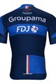 BONAVELO Cyklistický dres s krátkým rukávem - GROUPAMA FDJ 2025 - bílá/červená/modrá