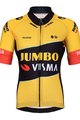 BONAVELO Cyklistický dres s krátkým rukávem - JUMBO-VISMA '23 KIDS - černá/žlutá