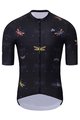 HOLOKOLO Cyklistický dres s krátkým rukávem - DRAGONFLIES ELITE - černá