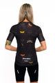 HOLOKOLO Cyklistický dres s krátkým rukávem - DRAGONFLIES ELITE LADY - černá