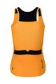 HOLOKOLO Cyklistický dres bez rukávů - ENERGY LADY - černá/oranžová