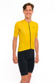 HOLOKOLO Cyklistický dres s krátkým rukávem - VICTORIOUS - žlutá