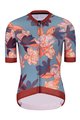 HOLOKOLO Cyklistický dres s krátkým rukávem - BLOOM ELITE LADY - hnědá/vícebarevná