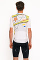 HOLOKOLO Cyklistický dres s krátkým rukávem - UNIVERSE ELITE - bílá/vícebarevná
