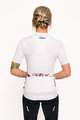 HOLOKOLO Cyklistický dres s krátkým rukávem - FANTASY ELITE LADY - vícebarevná/bílá