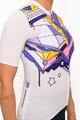 HOLOKOLO Cyklistický dres s krátkým rukávem - FANTASY ELITE LADY - vícebarevná/bílá