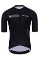 HOLOKOLO Cyklistický dres s krátkým rukávem - VIBES - černá